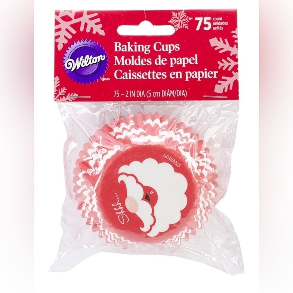 Wilton Santa Claus Baking Cups - 75ct 415-1833